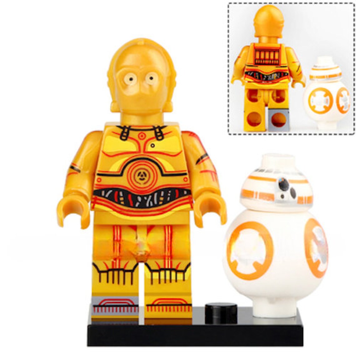 C-3PO with BB-8 custom Star Wars Minifigure1