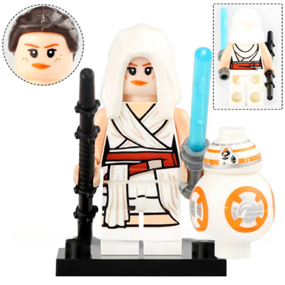 Rey with BB-8 custom Star Wars Minifigure1