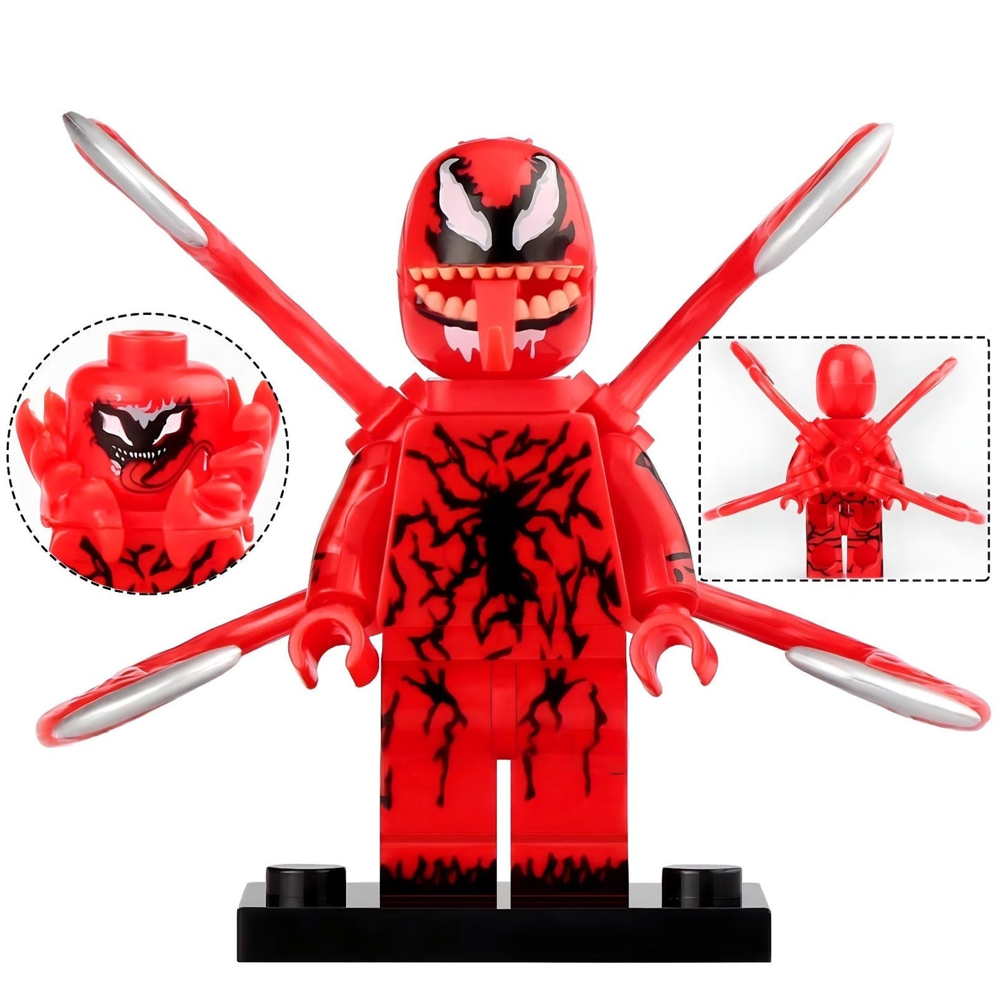 Carnage (Venom) Custom Marvel Supervillain Minifigure1