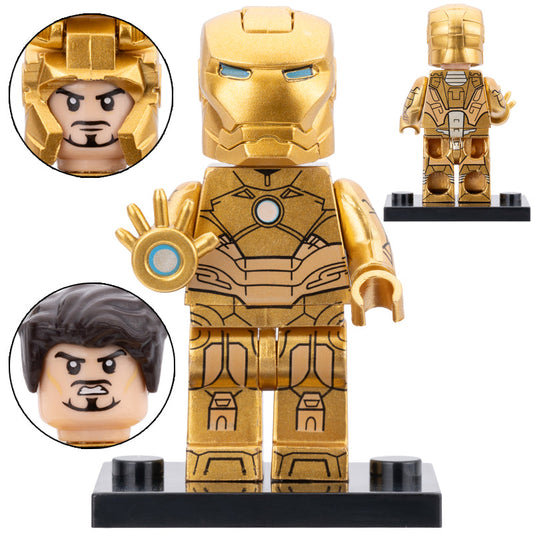 Iron Man Mark 21 (Midas) Custom Marvel Superhero Minifigure1