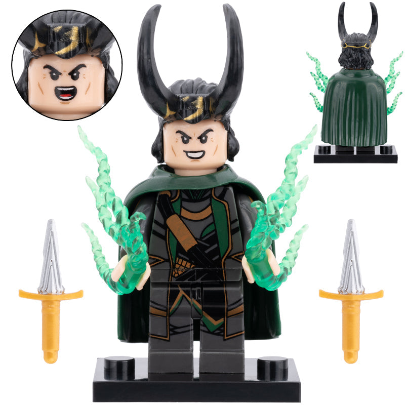 Loki Custom Marvel Superhero Minifigure1