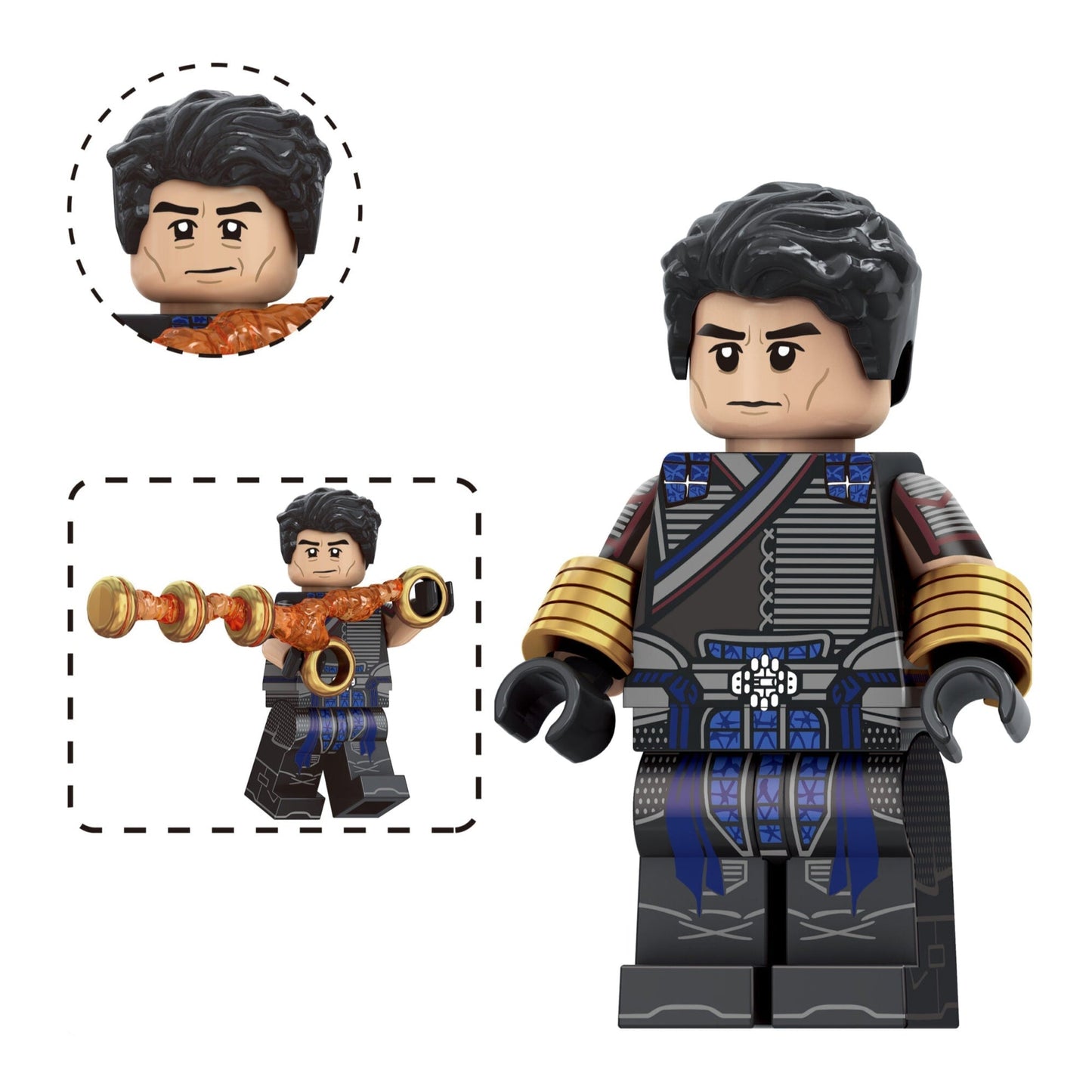 Xu Wenwu (Shang-Chi) Custom Marvel Superhero Minifigure1