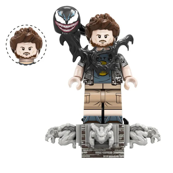 Eddie Brock (Venom: The Last Dance) Custom Marvel Superhero Minifigure1