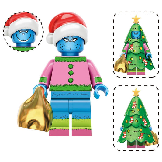 The Grinch (Blue) Christmas Special Custom Minifigure1