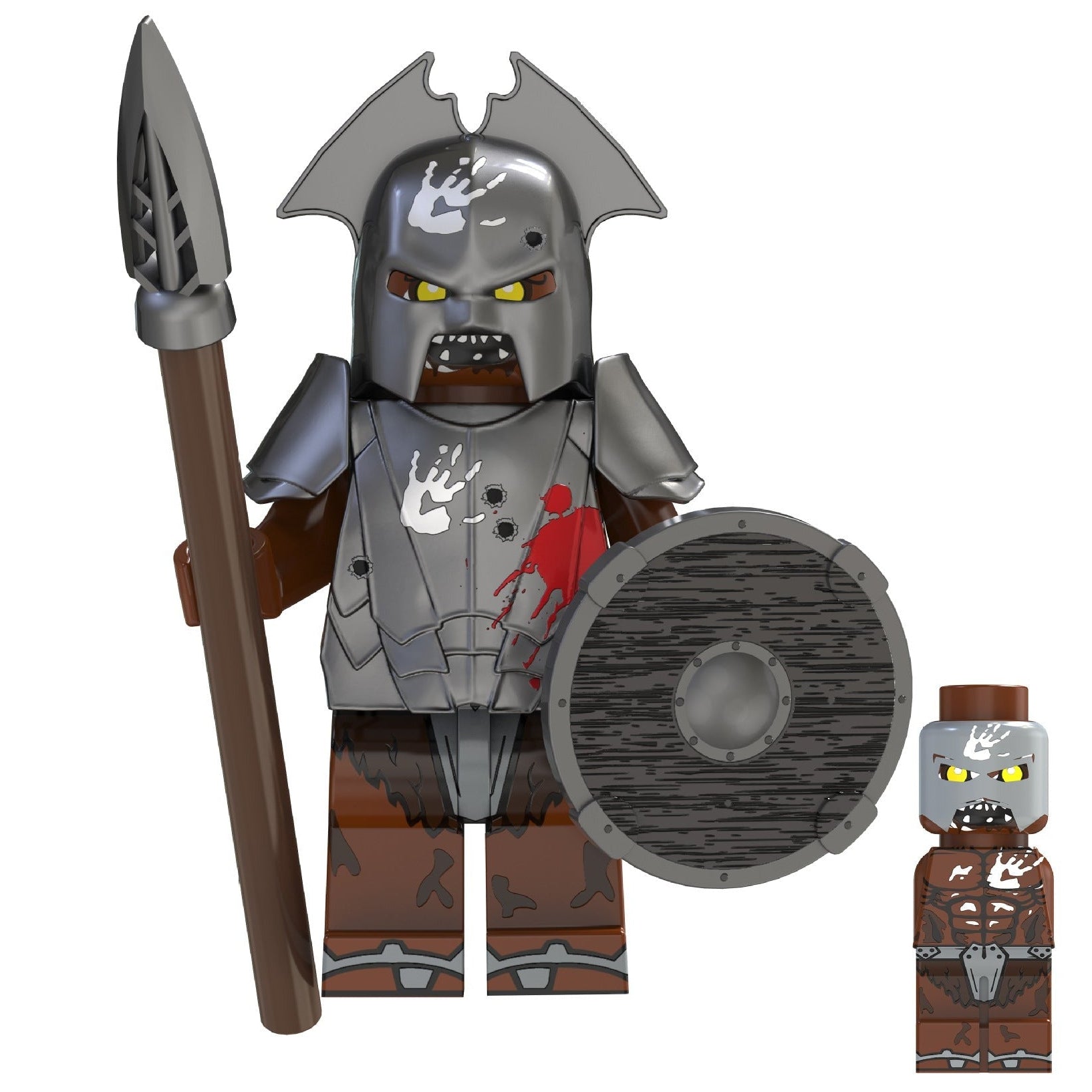 Uruk-Hai Orc custom Lord of the Rings Minifigure1