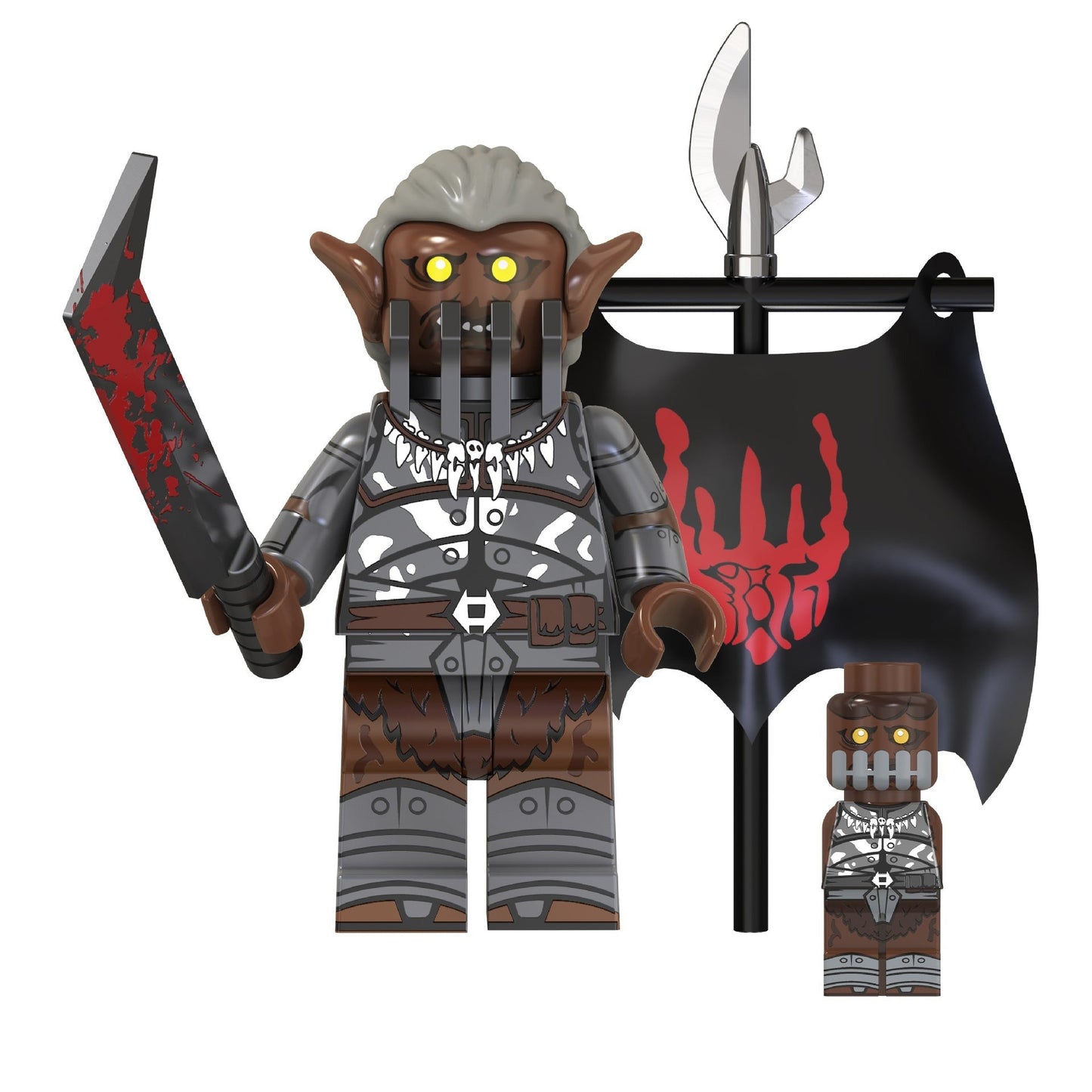 Uruk-Hai Orc custom Lord of the Rings Minifigure1