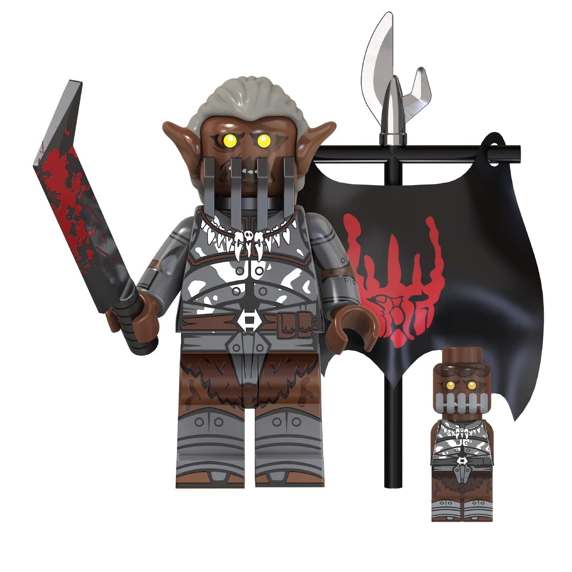 Uruk-Hai Orc custom Lord of the Rings Minifigure1