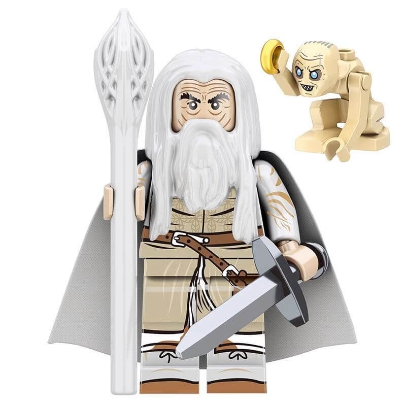 Gandalf The White Custom Lord of the Rings Minifigure2