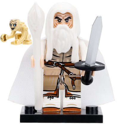 Gandalf The White Custom Lord of the Rings Minifigure1