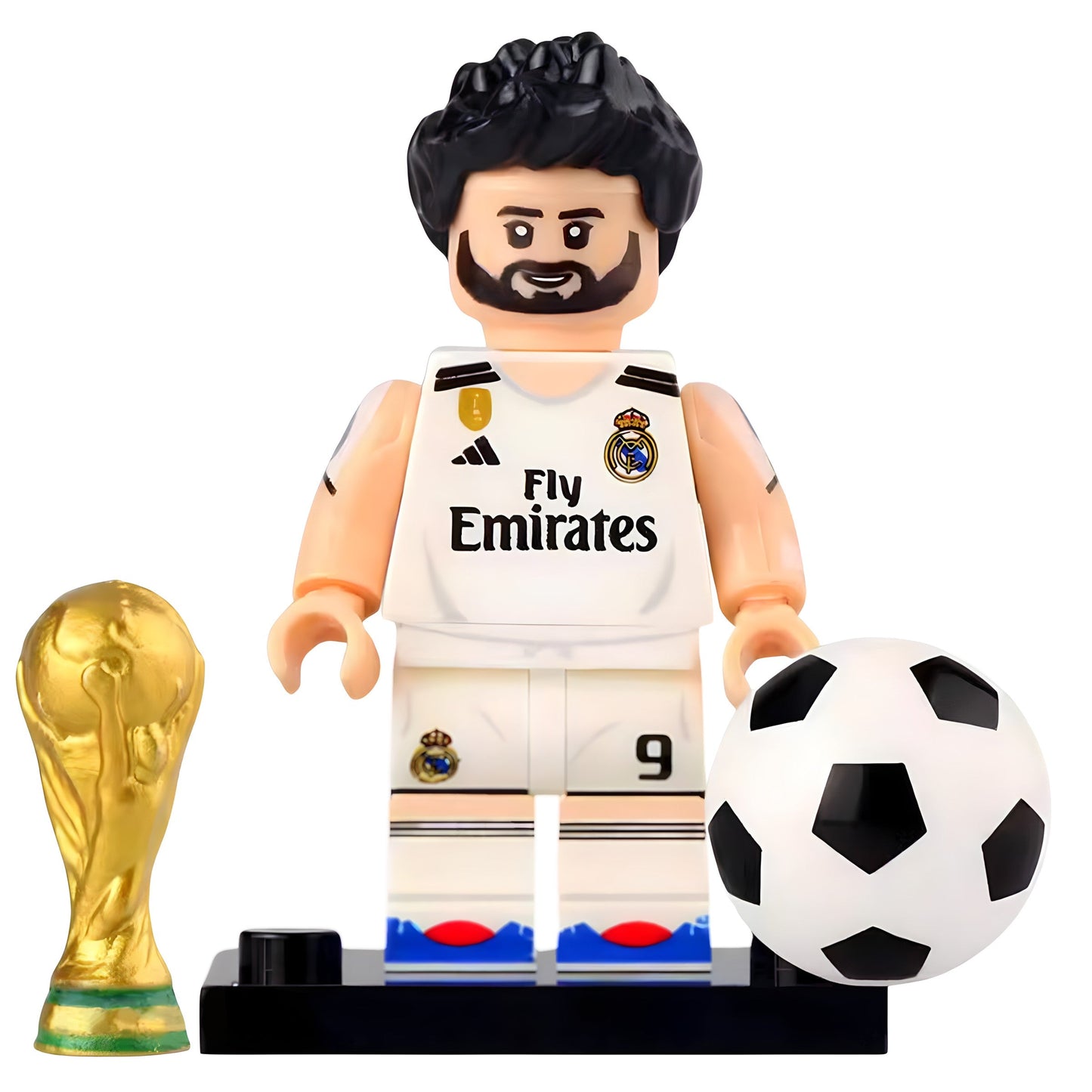 Karim Benzema (Real Madrid) Custom Football Player Minifigure1