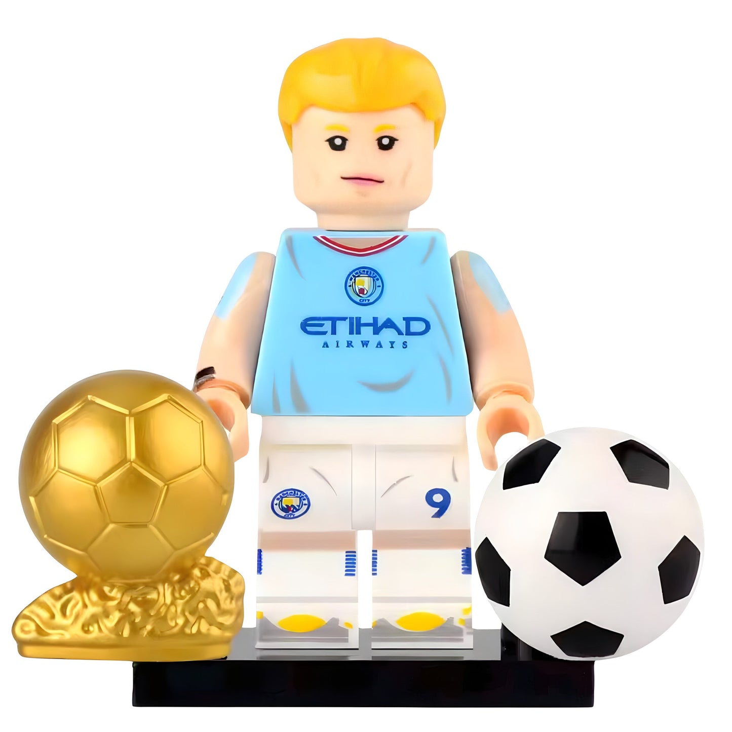 Erling Haaland Custom Football Player Minifigure1