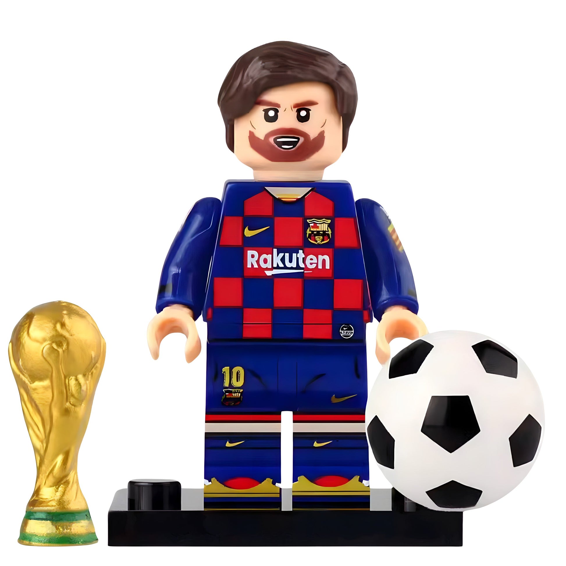 Lionel Messi Barcelona Kit Football Player Custom Minifigure1