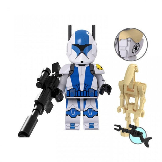 Clone Trooper with B1 Battle Droid custom Star Wars Minifigure1