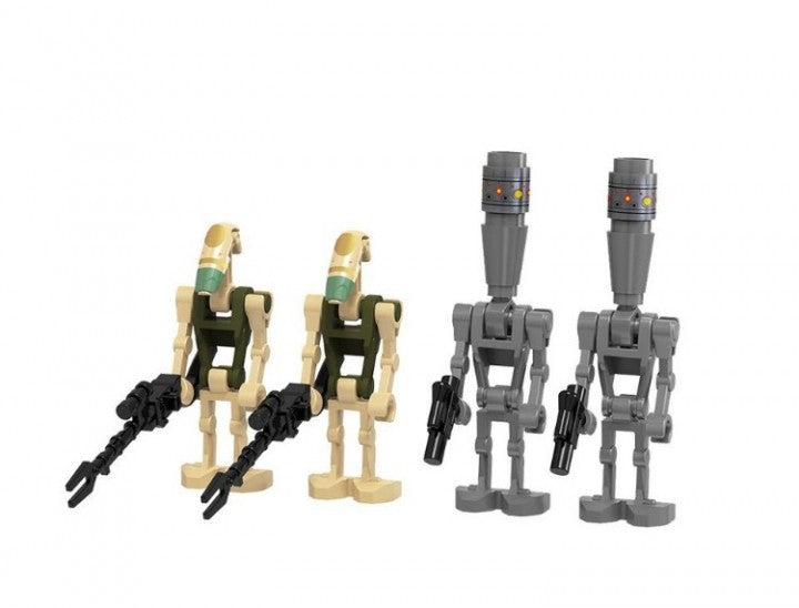 AAT Driver Battle Droid and IG-88 Droid custom Star Wars Minifigure1
