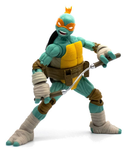Teenage Mutant Ninja Turtles BST AXN Action Figure Michelangelo (IDW Comics) 13cm4