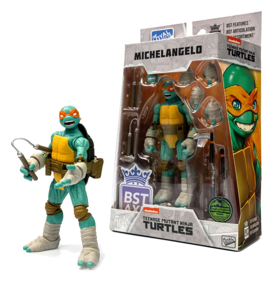 Teenage Mutant Ninja Turtles BST AXN Action Figure Michelangelo (IDW Comics) 13cm6