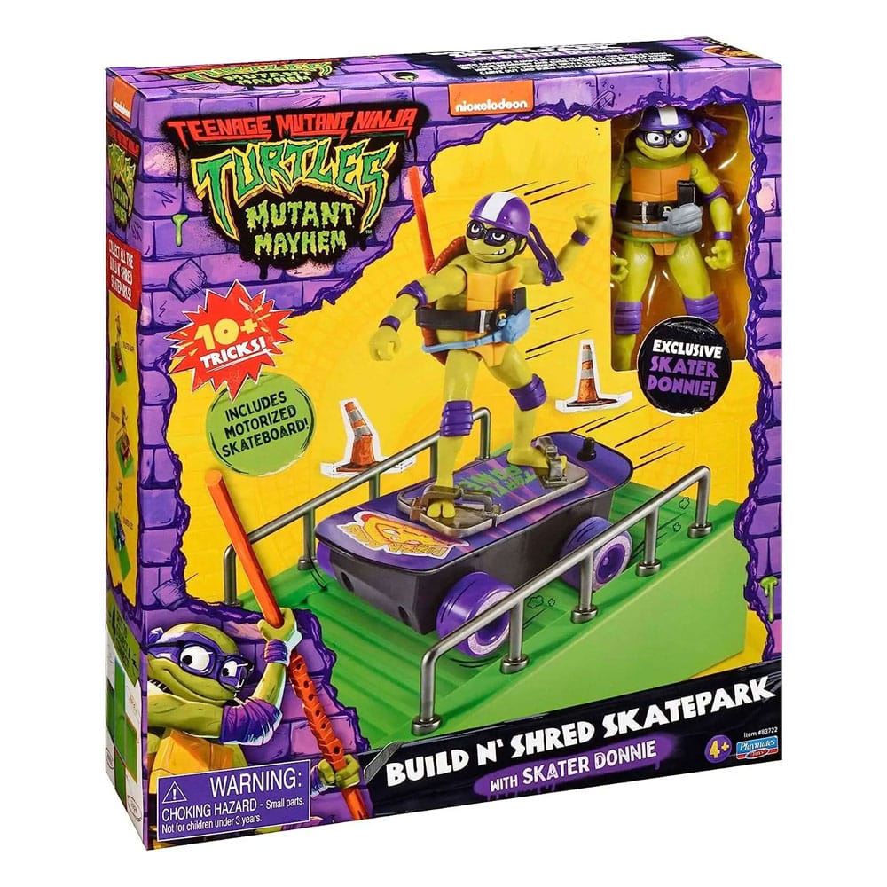Teenage Mutant Ninja Turtles: Mutant Mayhem Build N' Shred Skatepark Assortment (8)6
