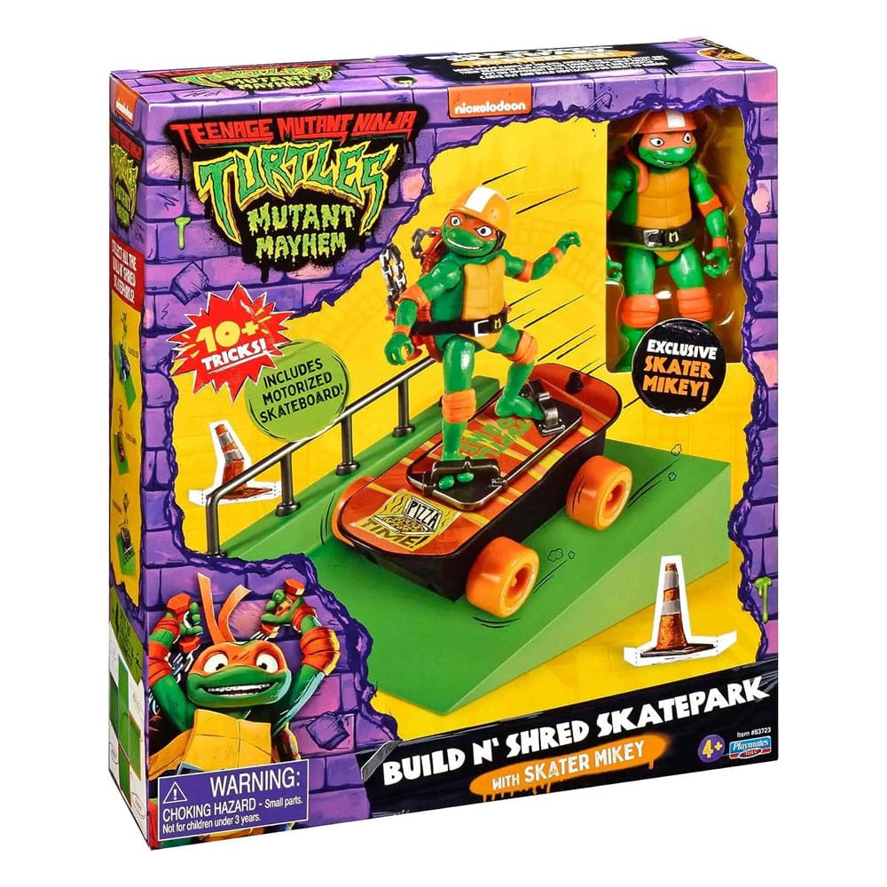 Teenage Mutant Ninja Turtles: Mutant Mayhem Build N' Shred Skatepark Assortment (8)10