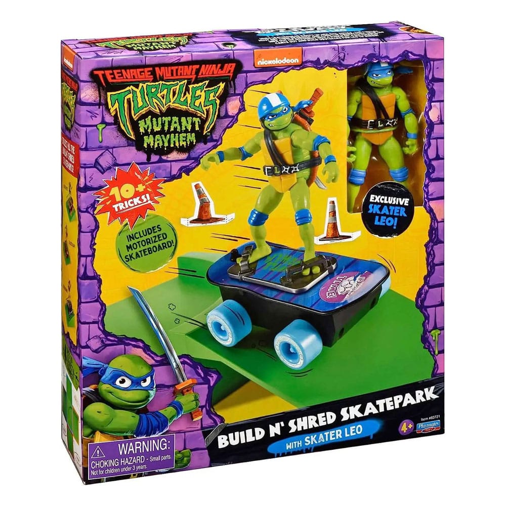Teenage Mutant Ninja Turtles: Mutant Mayhem Build N' Shred Skatepark Assortment (8)2