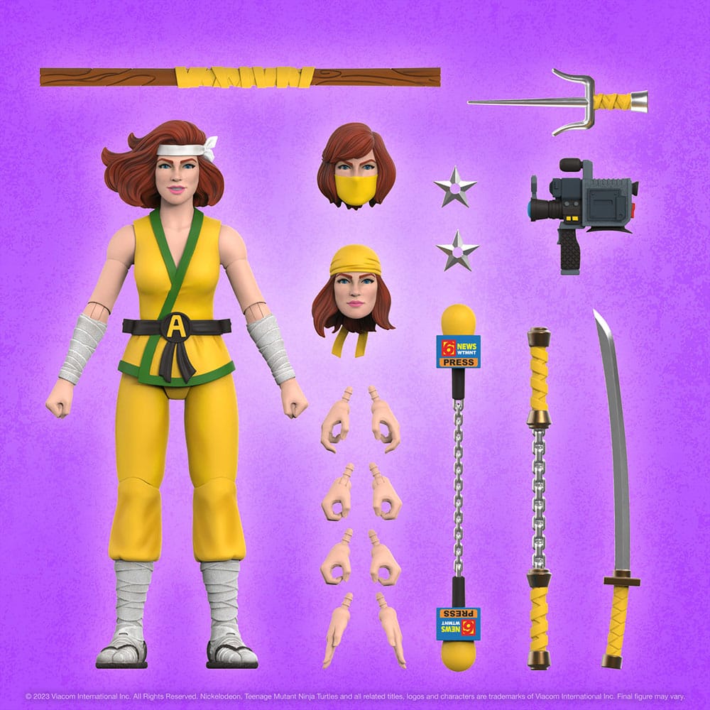 Teenage Mutant Ninja Turtles Ultimates Action Figure Ninja April 18cm3