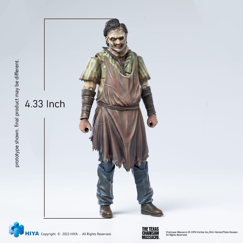 Texas Chainsaw Massacre (2003) Exquisite Mini Action Figure 1/18 Leatherface 2003 Killing Mask 11cm2