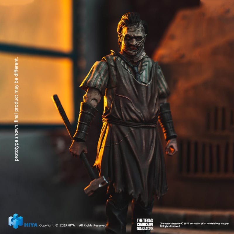 Texas Chainsaw Massacre (2003) Exquisite Mini Action Figure 1/18 Leatherface 2003 Killing Mask 11cm3