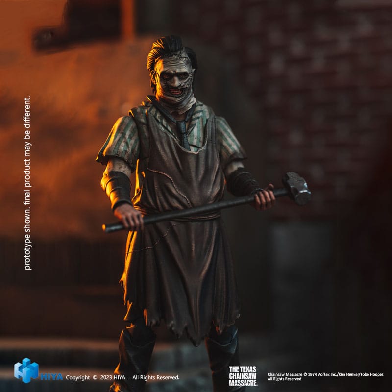 Texas Chainsaw Massacre (2003) Exquisite Mini Action Figure 1/18 Leatherface 2003 Killing Mask 11cm9