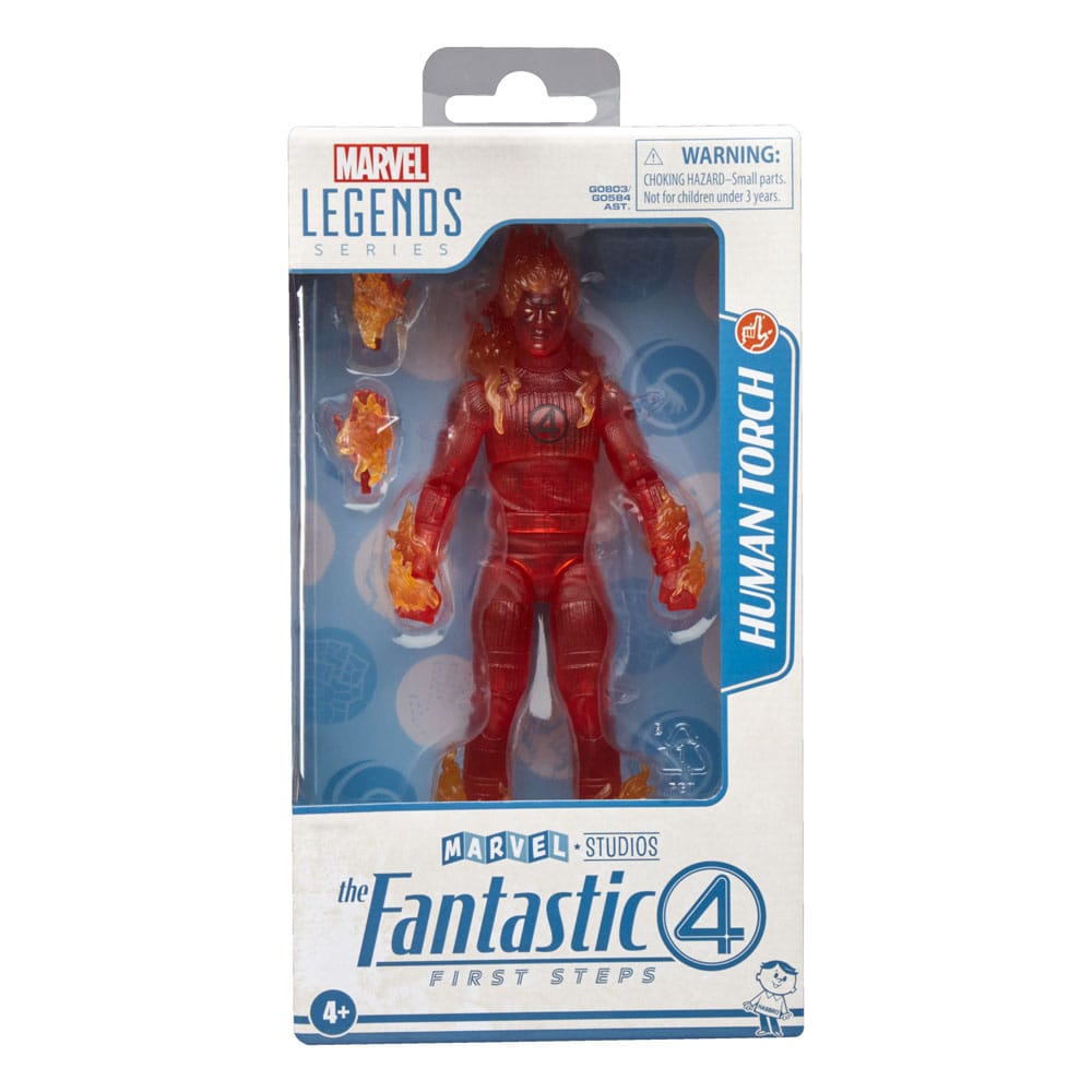 The Fantastic Four: First Steps Marvel Legends Action Figure Human Torch 15cm3