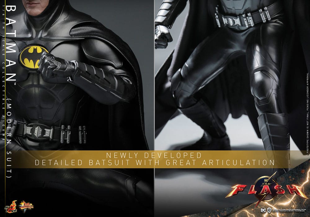 The Flash Movie Masterpiece Action Figure 1/6 Batman (Modern Suit) 30cm15