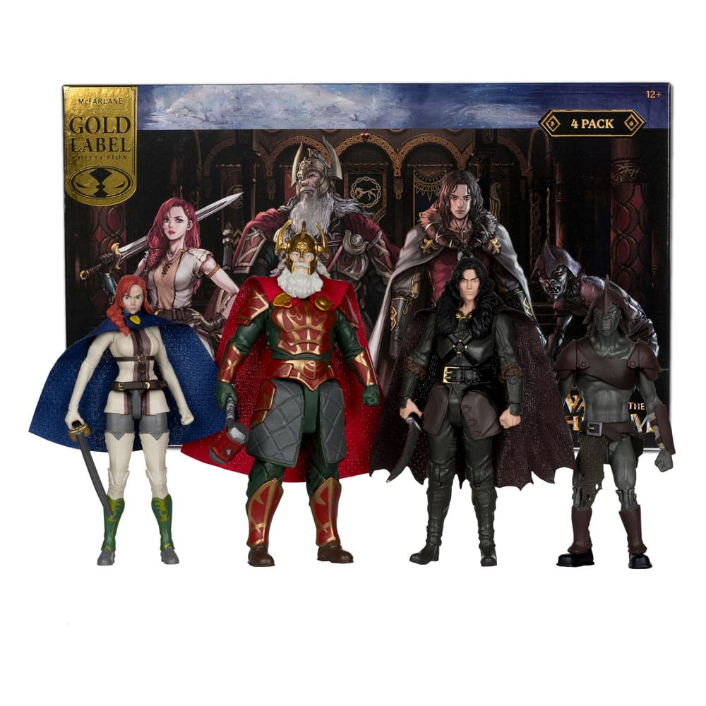 The Lord of the Rings: The War of the Rohirrim Action Figures 4-Pack 10cm2