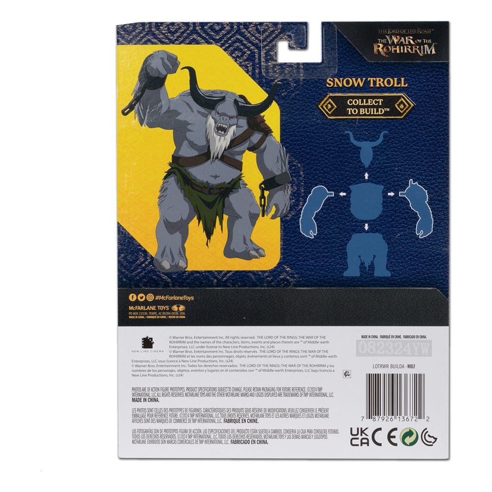 The Lord of the Rings: The War of the Rohirrim Build-A Action Figures 10cm (BAF: Snow Troll) Assortment (4)13