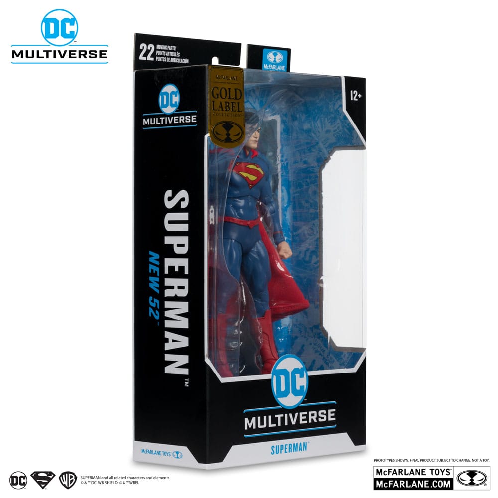 The New 52 DC Multiverse Action Figure Superman (Gold Label) 18cm8