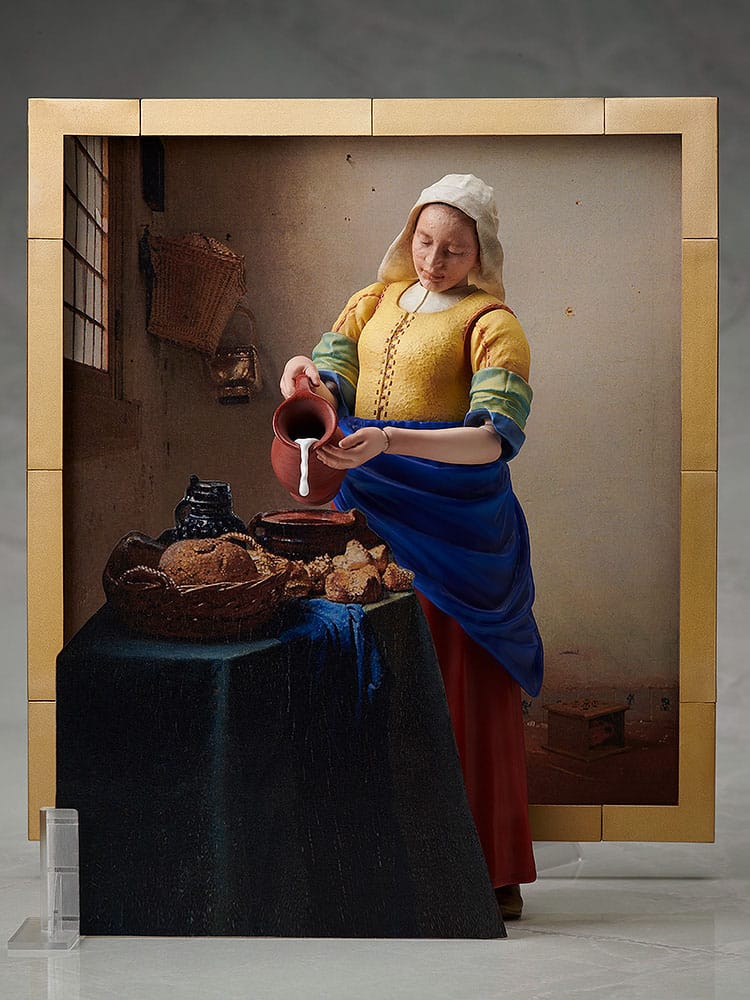 The Table Museum Figma Action Figure The Milkmaid by Vermeer 14cm4