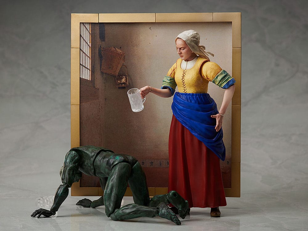 The Table Museum Figma Action Figure The Milkmaid by Vermeer 14cm10
