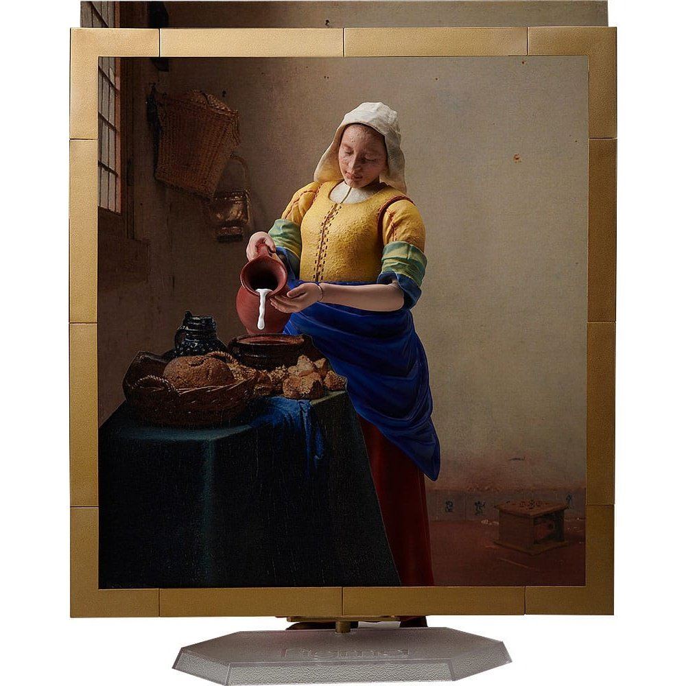 The Table Museum Figma Action Figure The Milkmaid by Vermeer 14cm1