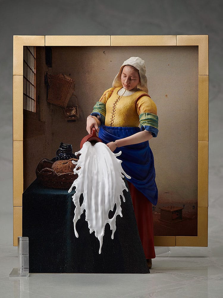 The Table Museum Figma Action Figure The Milkmaid by Vermeer 14cm5