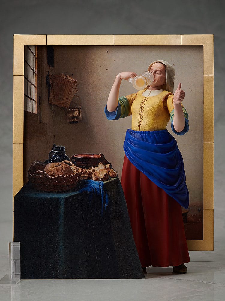 The Table Museum Figma Action Figure The Milkmaid by Vermeer 14cm7
