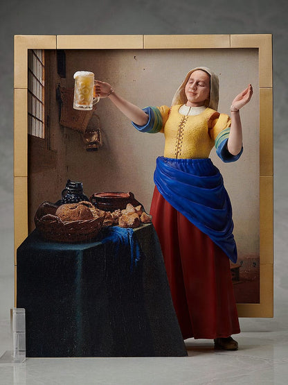 The Table Museum Figma Action Figure The Milkmaid by Vermeer 14cm2