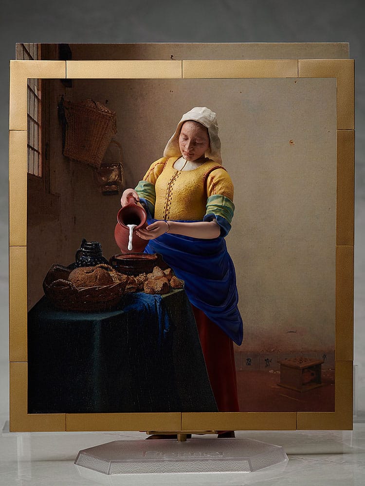 The Table Museum Figma Action Figure The Milkmaid by Vermeer 14cm3