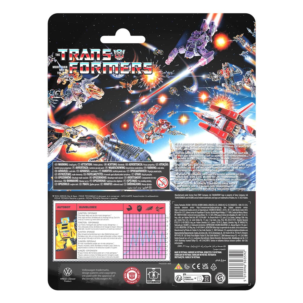 The Transformers Retro G1 Action Figure Autobot Bumblebee 12cm2