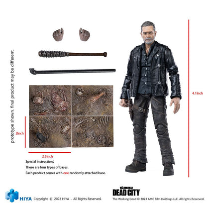 The Walking Dead Exquisite Mini Action Figure 1/18 Dead City Negan 11cm10