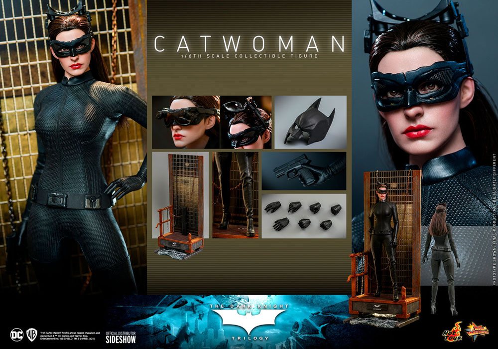 The Dark Knight Trilogy Movie Masterpiece Action Figure 1/6 Catwoman 29cm16