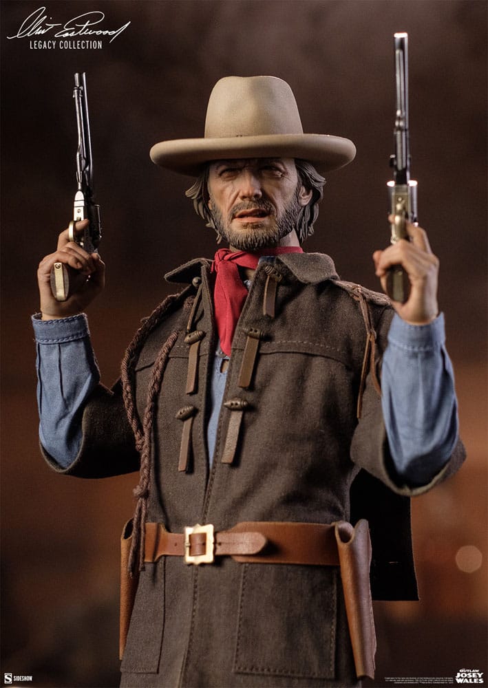 The Outlaw Josey Wales Clint Eastwood Legacy Collection Action Figure 1/6 Josey Wales 30cm18