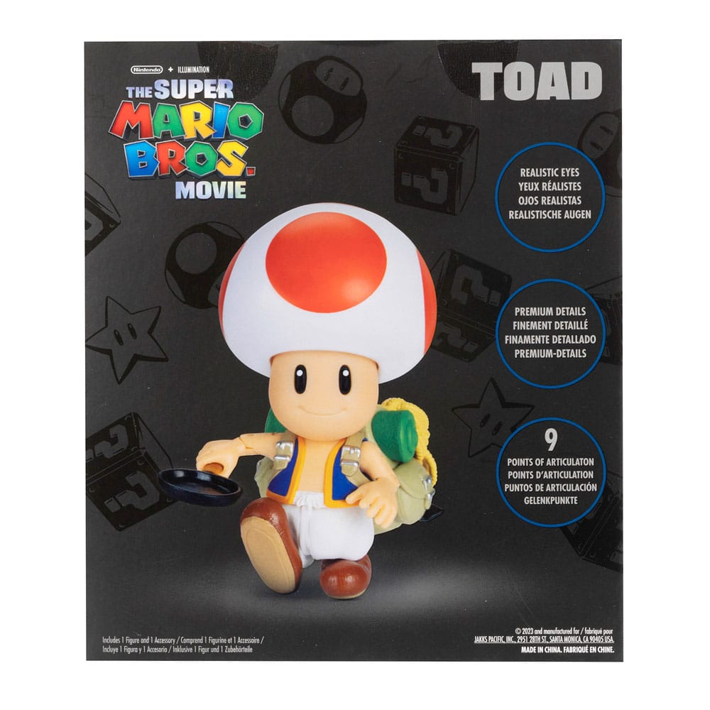 The Super Mario Bros. Movie Action Figure Toad 13cm5