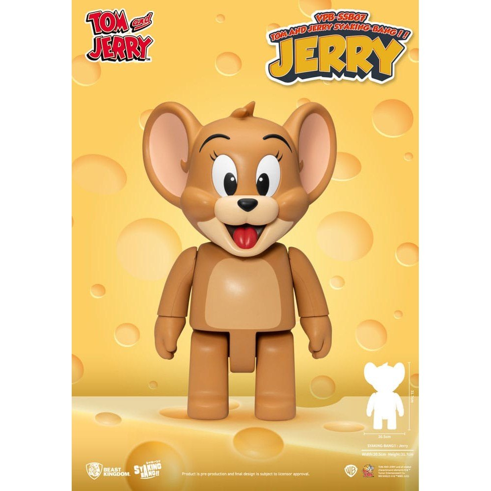 Tom & Jerry Syaking Bang PVC Figure Jerry 30cm1