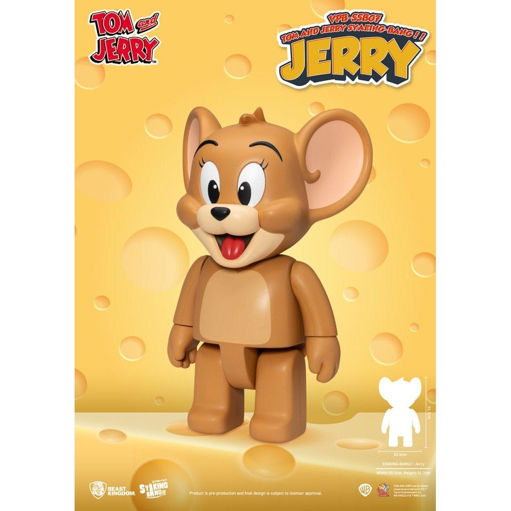 Tom & Jerry Syaking Bang PVC Figure Jerry 30cm3