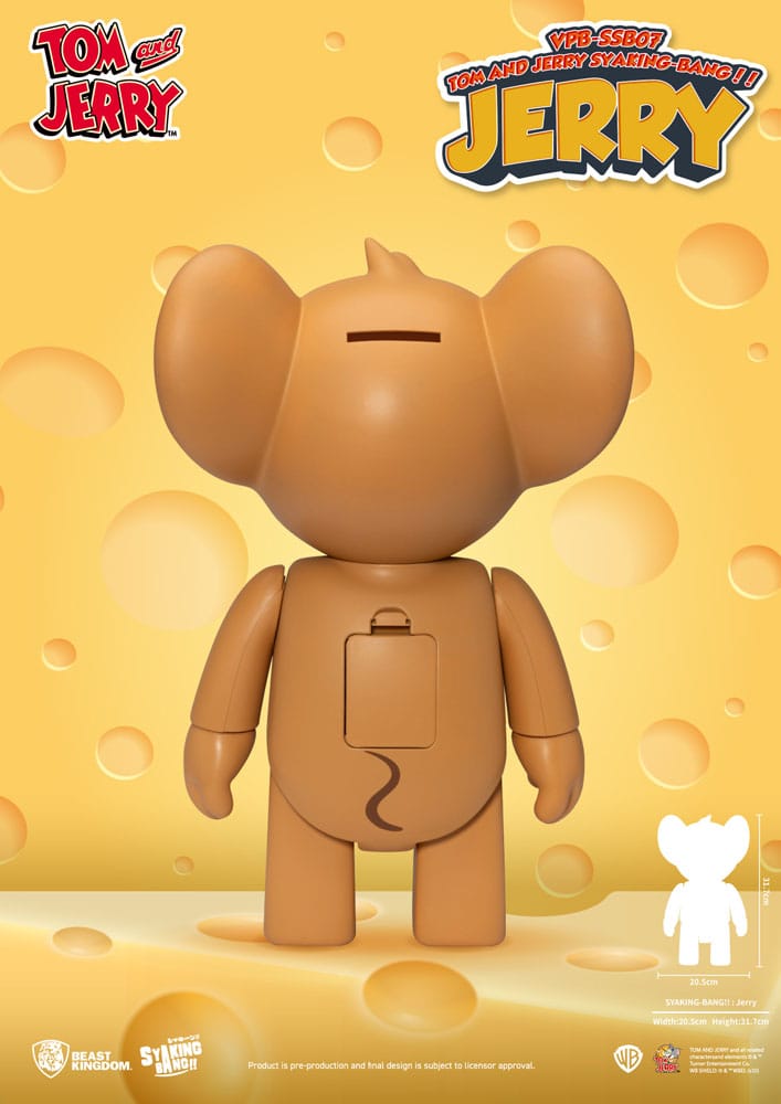 Tom & Jerry Syaking Bang PVC Figure Jerry 30cm4