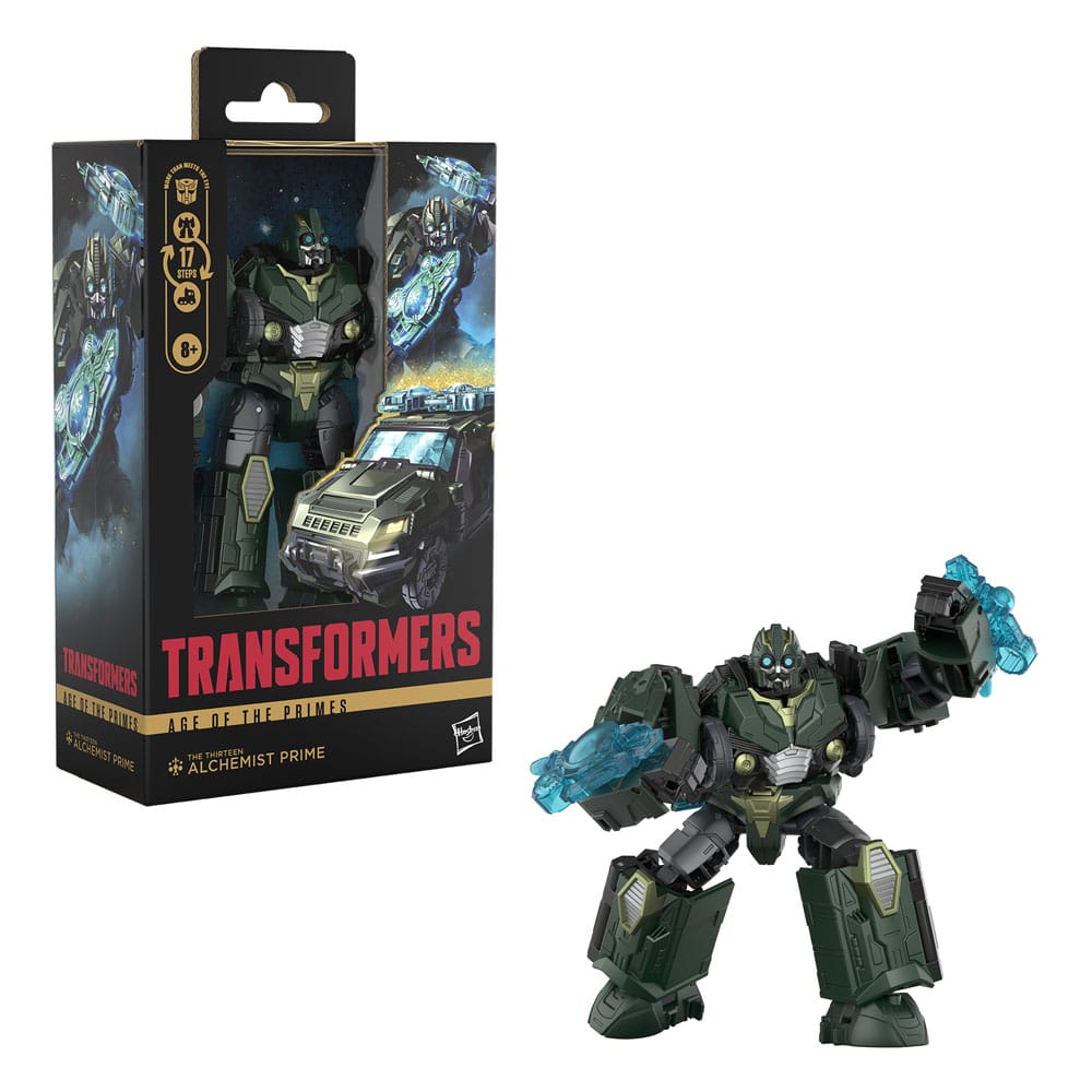 Transformers Age of the Primes Deluxe Class Action Figure The Thirteen Alchemist Prime 14cm3