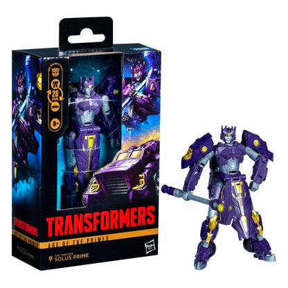 Transformers Age of the Primes Deluxe Class Action Figure The Thirteen Autobot Solus Prime 14cm3