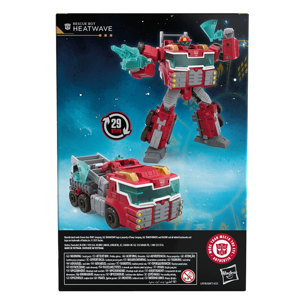 Transformers Age of the Primes Voyager Class Action Figure Rescue Bot Heatwave 18cm2